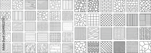Fotografie Architectural material texture reference board