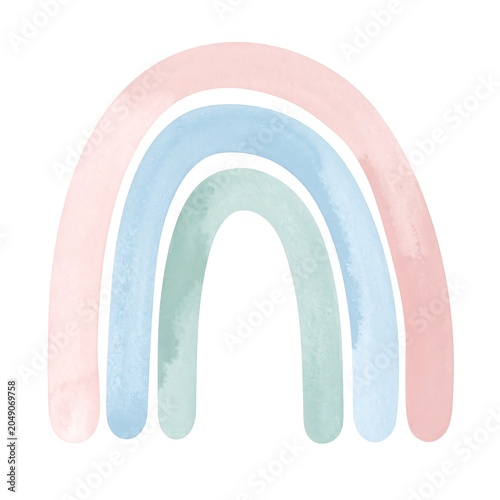 Colorful plastic hair ties in pastel gradient shades.