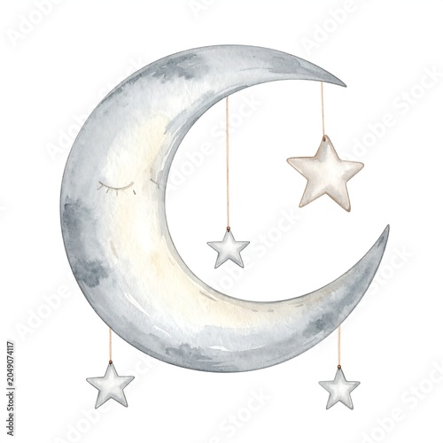 Glass globe with star constellation and shooting star.