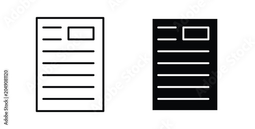 Tableau sur toile Assignment icon