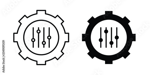 Fotografie Mass customization icon