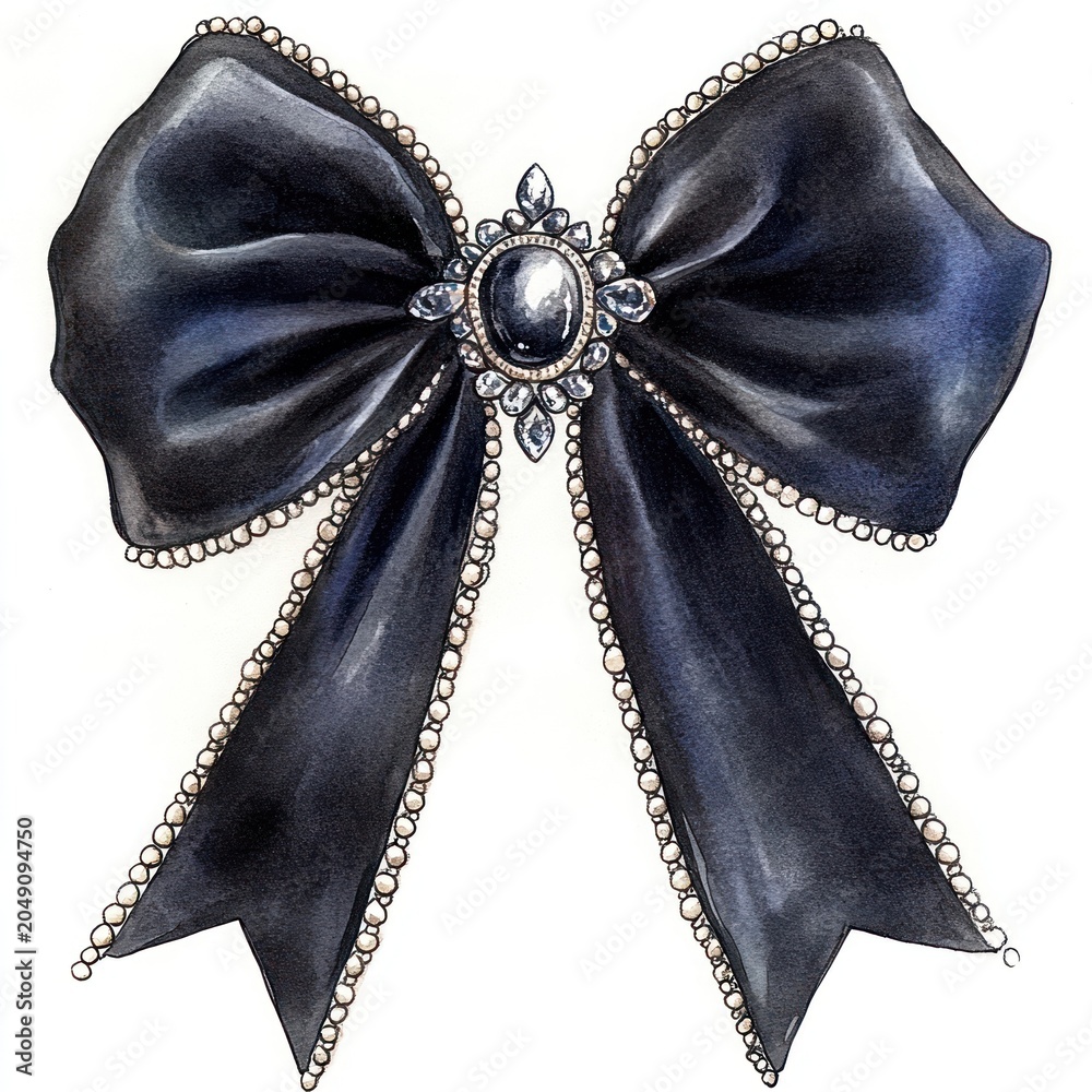 Obraz premium Bow illustration accessories accessory.