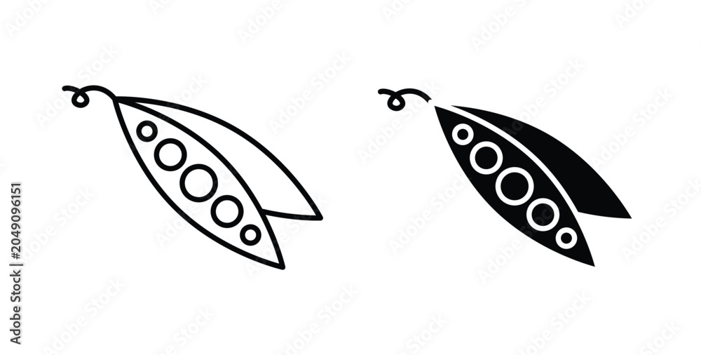 Obraz premium Peapod icon