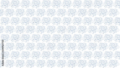 Soft blue floral pattern background