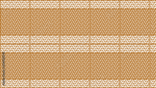 Brown plaid woven fabric pattern