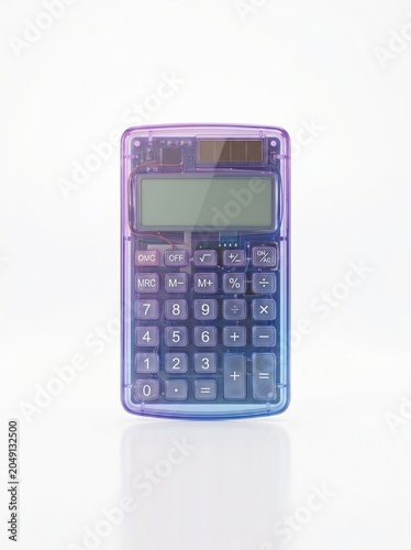 calculator on white background