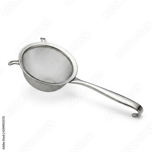 Tea strainer isolated on white background stock photography high detail kitchen accessory
