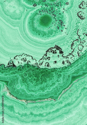Malachite, close up