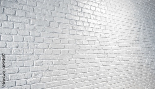 Seamless white brick wall texture providing a clean and modern interior background, featuring bright lighting and highly detailed realistic brickwork for architecture and interior design.