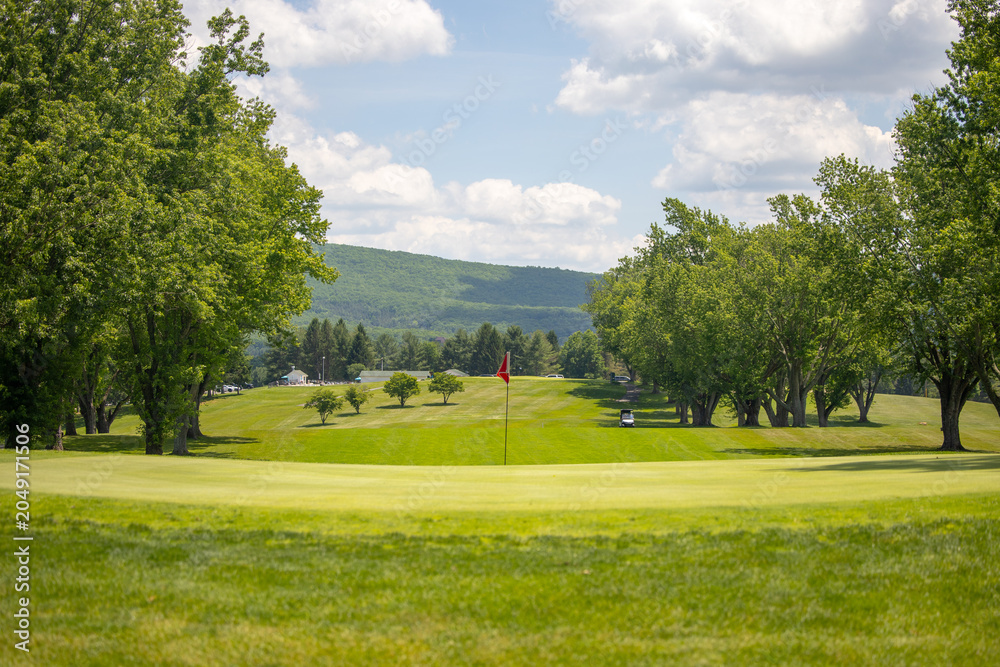 Fototapeta premium Scenic holes at Wytheville Golf Club