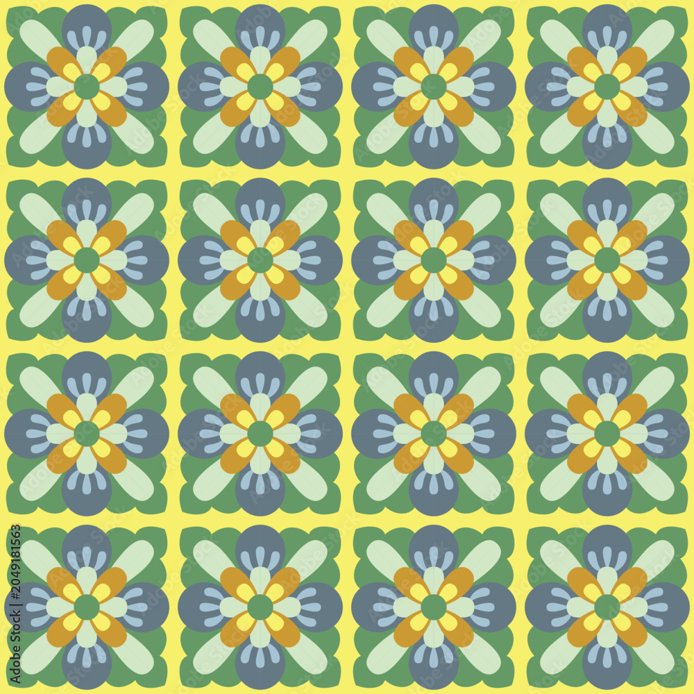 Fototapeta premium abstract seamless pattern tile wallpaper background decorative