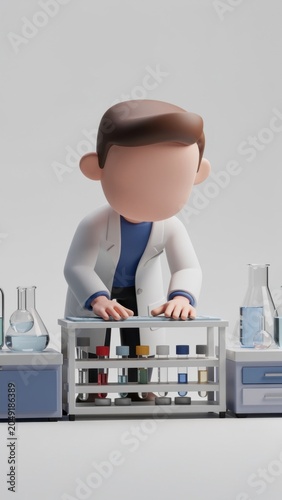 Scientist Working in Laboratory