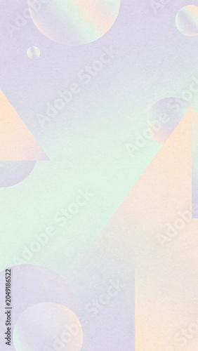 Soft Pastel Geometric Abstract Background