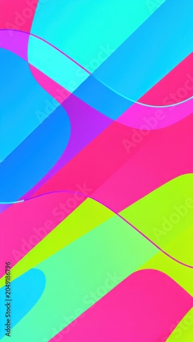 Vibrant Abstract Color Waves