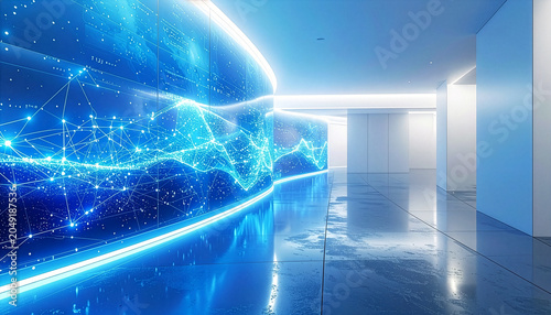 AI Data Network Technology Background