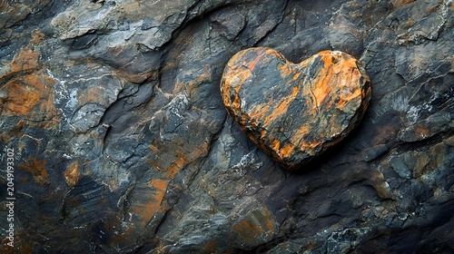 heart shaped stone