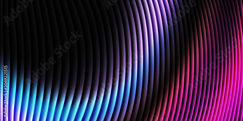 Neon blue and purple wavy vertical stripe abstract texture with abstract