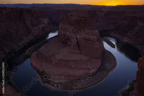 sunset horseshoe bend