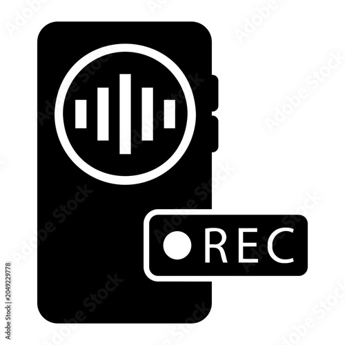 recording Solid icon