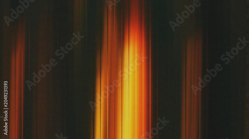 Foto Light Leak Effect: Displays vertical streaks of orange, gold, and brown light that appear to glow against a dark or black background