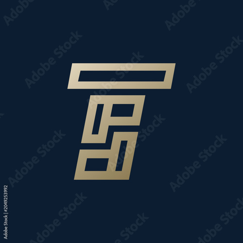Creative Letter Tpd Logo Design
