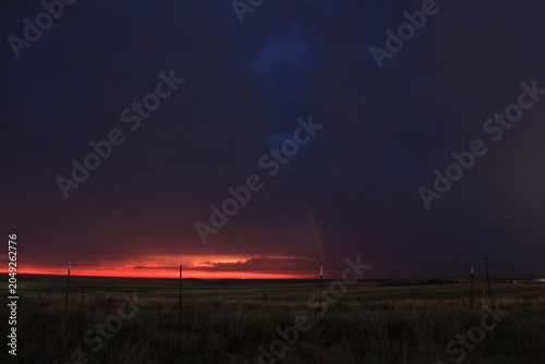 Road trip from Manitoba to Texas with storms, flowers, and abandoned places.