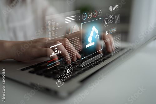 Canvastavla Robotic process automation enhances industrial efficiency through AI integration, intelligent control, and data-driven automation, improving workflow precision and productivity in manufacturing