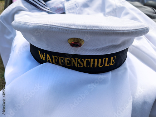  German Military Cap with Waffenschule Insignia