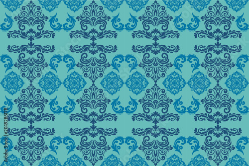 seamless damask pattern