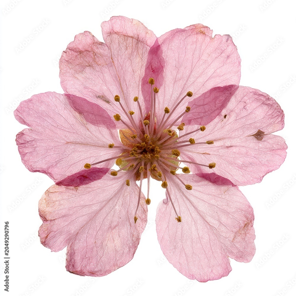 Fototapeta premium Delicate pink cherry blossom bloom.
