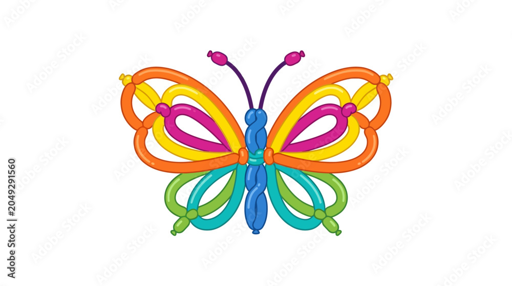 Fototapeta premium birthday accessories and wallpaper vector