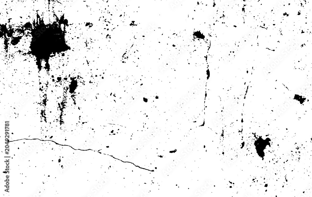 Obraz premium Black and white grunge. Distress overlay texture. Abstract surface dust and rough dirty wall
