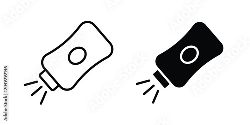 Quadro su tela Baby powder icon