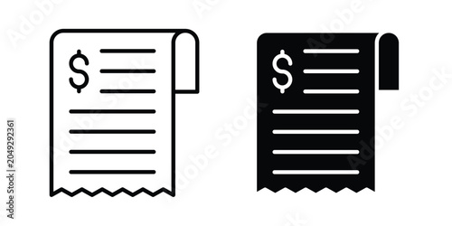 Quadro su tela Bill icon
