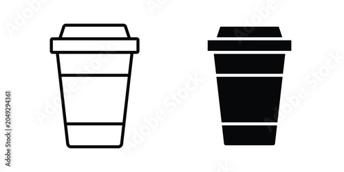 Photos Disposable coffee cup icon