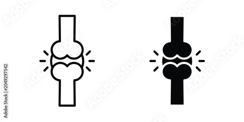 Bilde på lerret joint pain icon