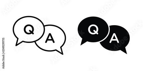 Schilderij op canvas QNA icon
