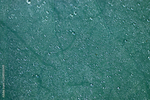 Canvastavla Abstract background texture of countless tiny water droplets condensed on a teal