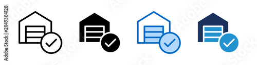 Checked Icon Collection With Multiple Styles
