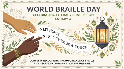 Tableau sur toile Braille Literacy Touch Reading Education.