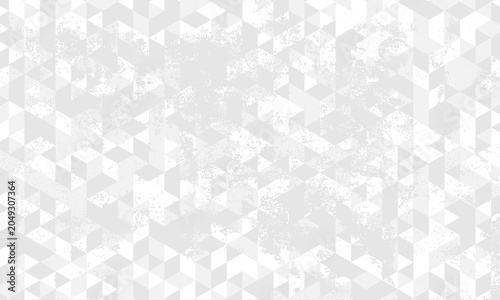 Abstract white background with silver effect. Light gray colour texture. Grey blue modern pattern. Gradient textur. Triangle patern. Triangular backdrop. Design bg business print