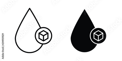 Bild auf Leinwand Blood sugar icon