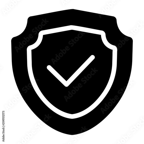 Security shield Solid icon