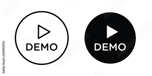 Fotografía Demo video icon