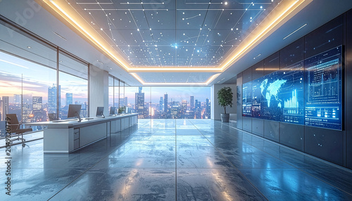 Modern Enterprise Technology Background