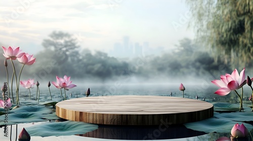 table with flowers