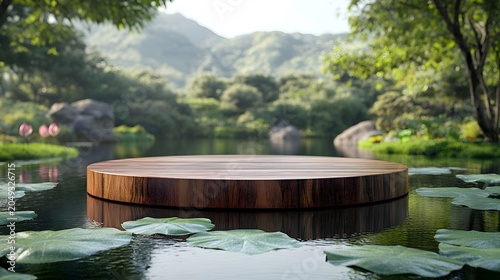 small pond in the park