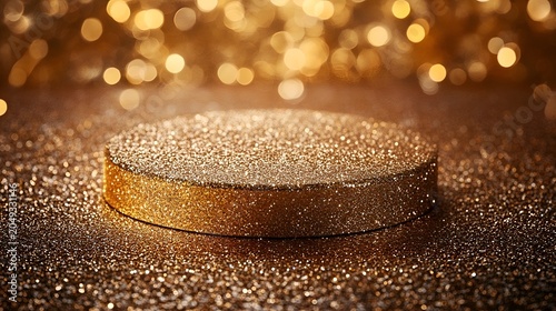 golden bokeh background