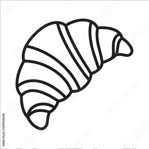 Hand drawn compost bin line art icon on white background minimal illustration