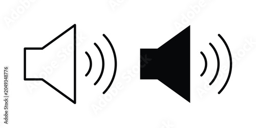 Schilderij op canvas Sound volume icon